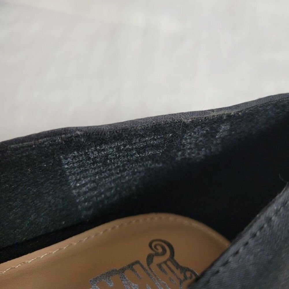 NEW Drash Brash 8 Women's Shoes black w/bow/ruffle Sandals slip on NWT - Picture 7 of 11